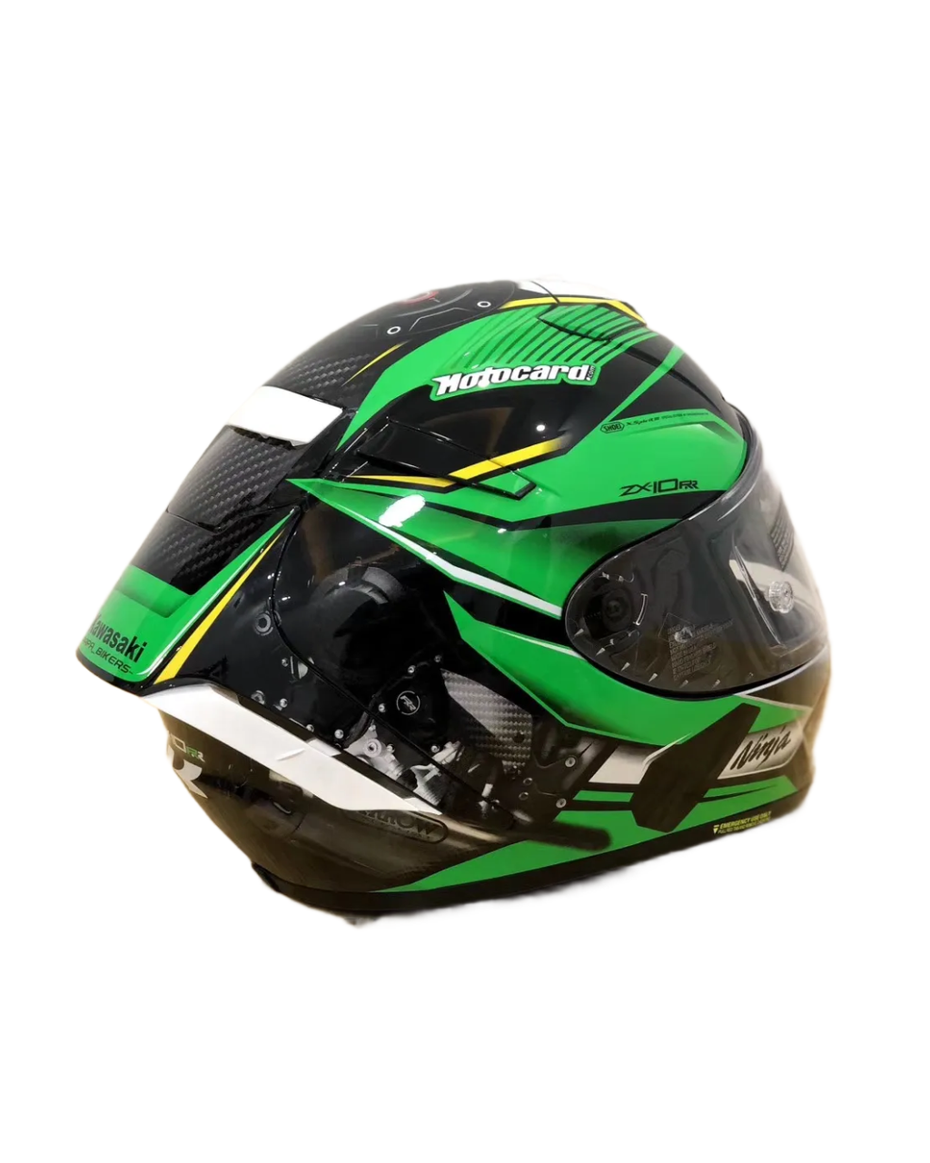 shoei x-14 kawasaki ninja zx10r edition