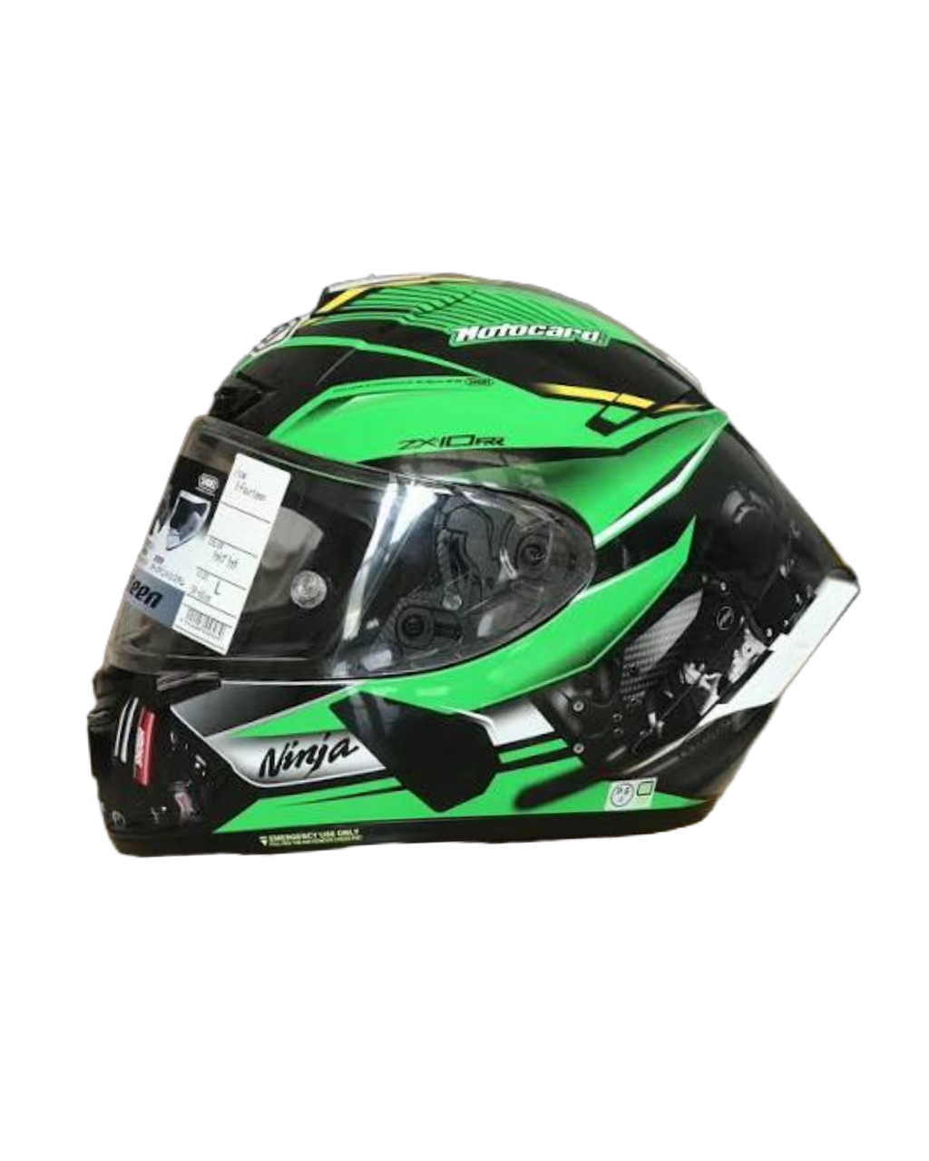 shoei x-14 kawasaki ninja zx10r edition